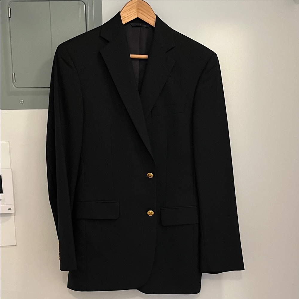 Classic Brooks Brothers Blazer with Gold Buttons